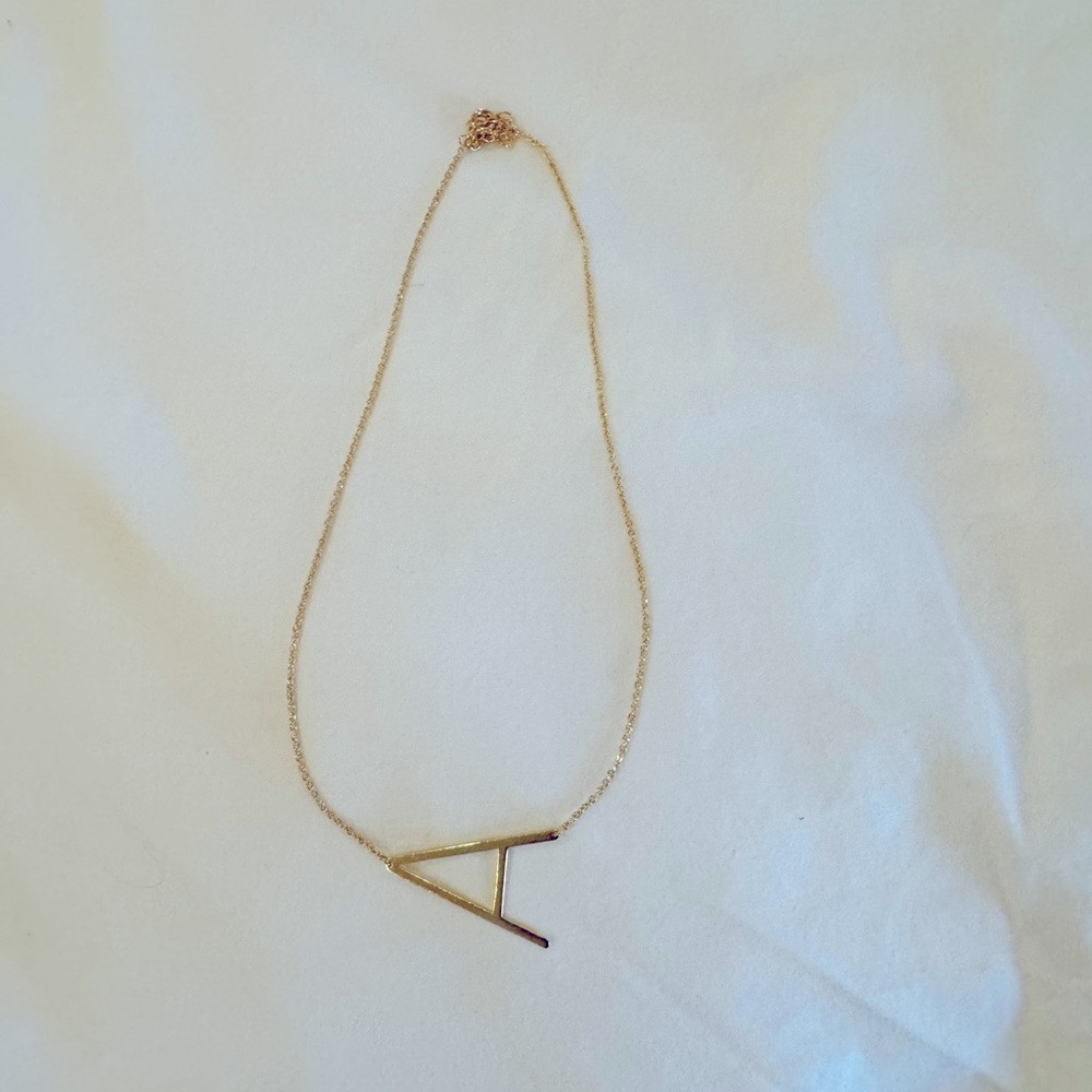 Anthropologie Initial A Necklace